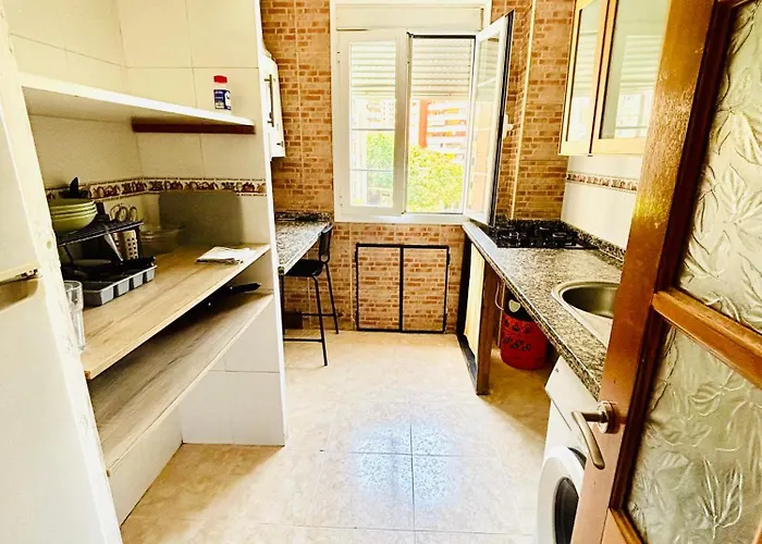 شقة Centro Con 2 Camas De Matrimonio Y Aire Acondicionado مالقة