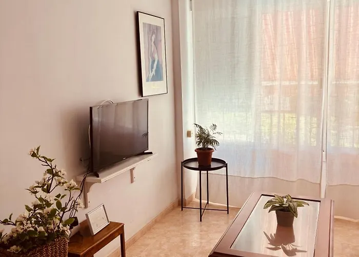 Centro Con 2 Camas De Matrimonio Y Aire Acondicionado مالقة